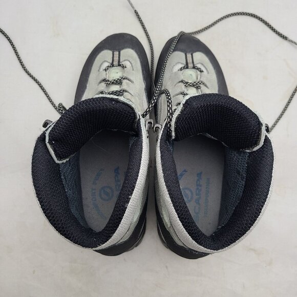 Scarpa ZG Trek GTX Boots Men US Sz 7 Gray Black Waterproof Mountaineering Hiking - Picture 8 of 12